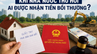 mua nhà giấy tay ai được nhận bồi thường